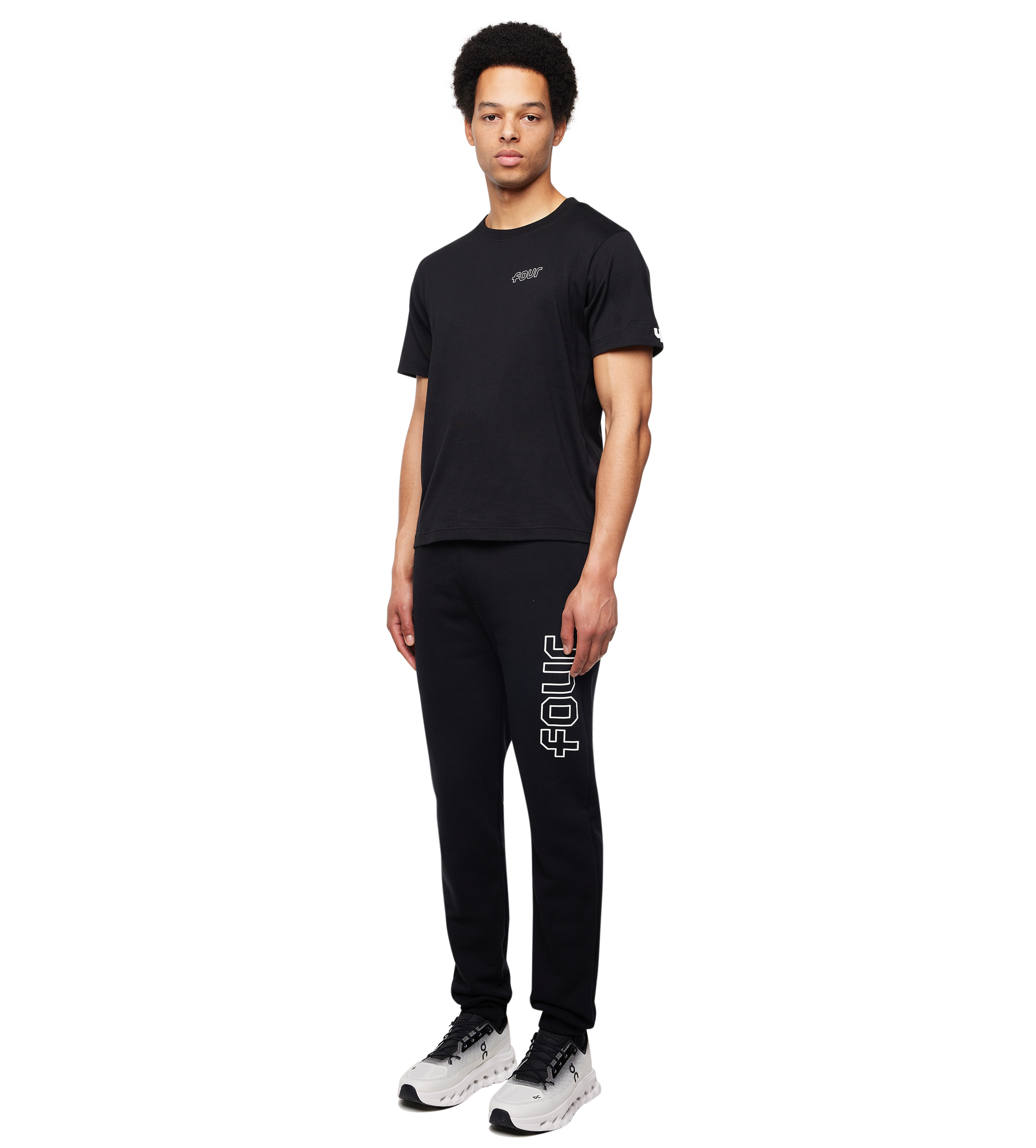 Outline Casual T-shirt Black