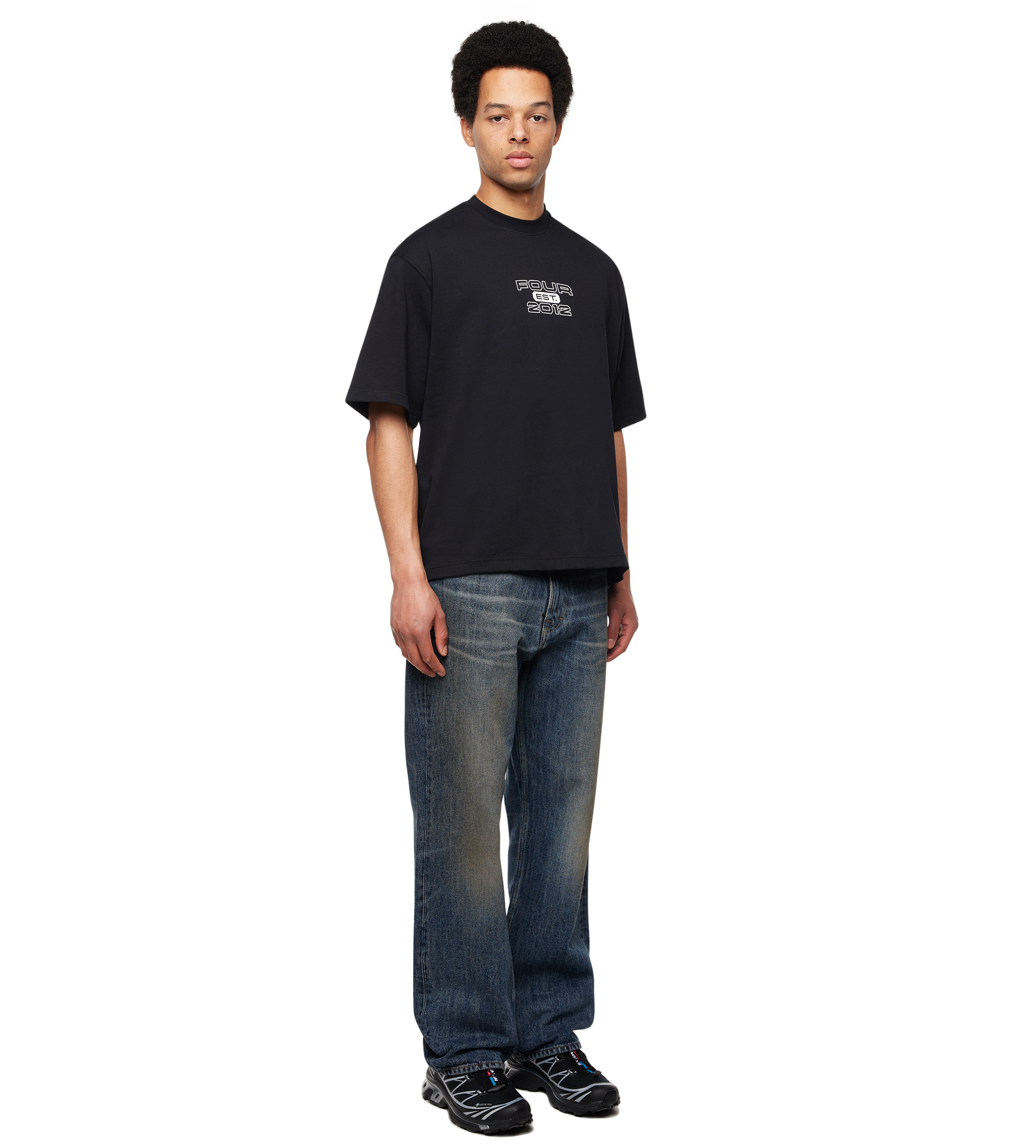 Bold Boxy T-shirt Black
