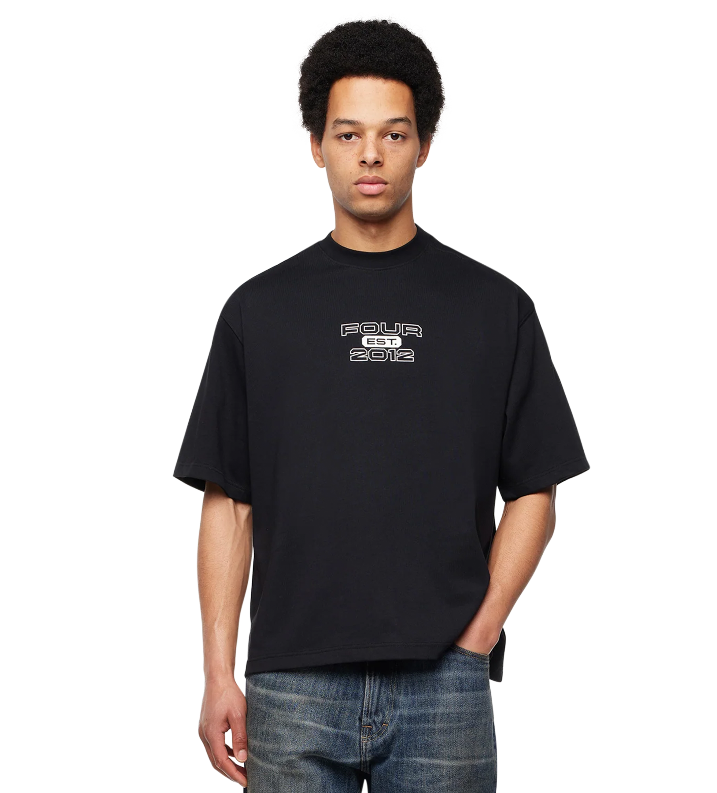 Bold Boxy T-shirt Black