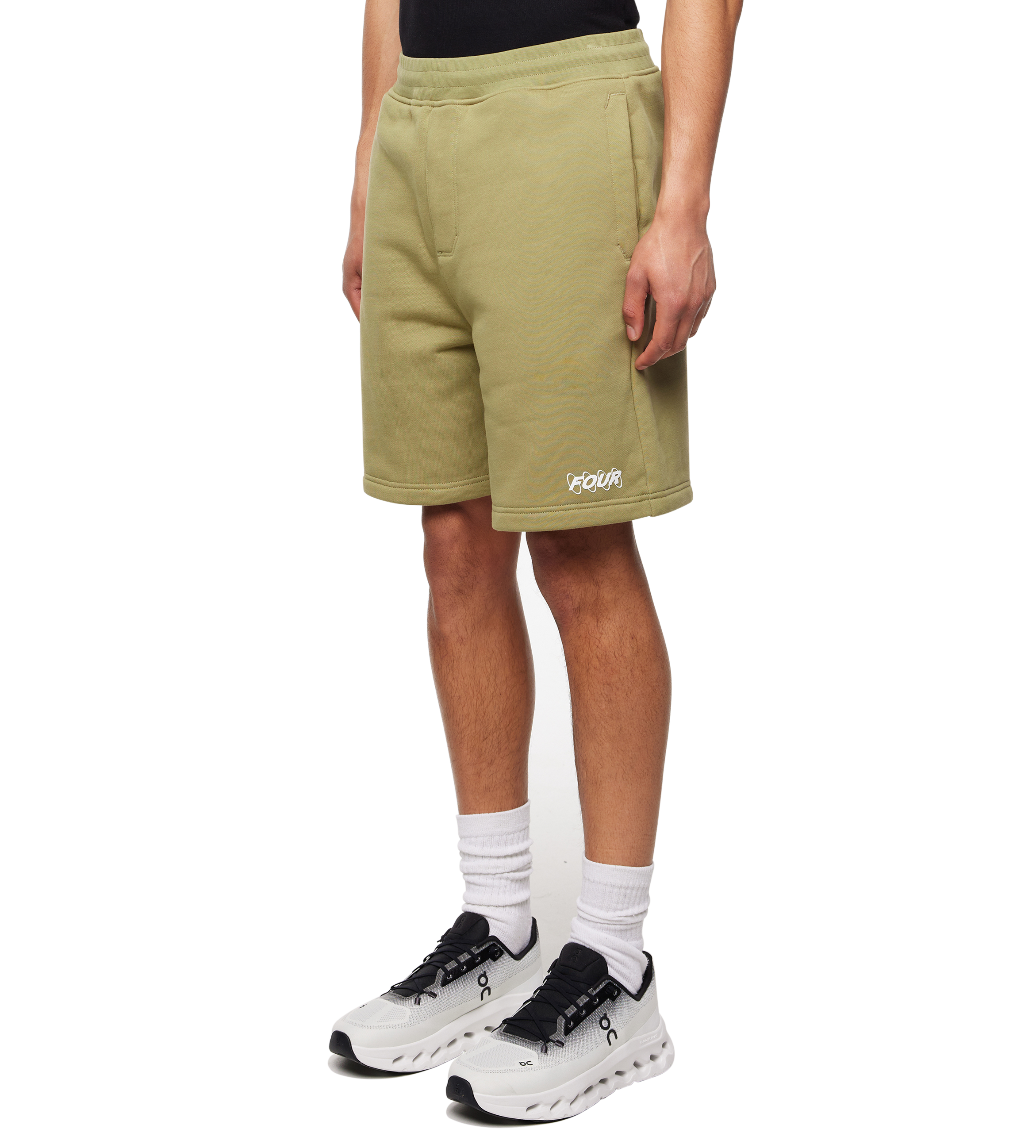 Circles Shorts Dusty Olive