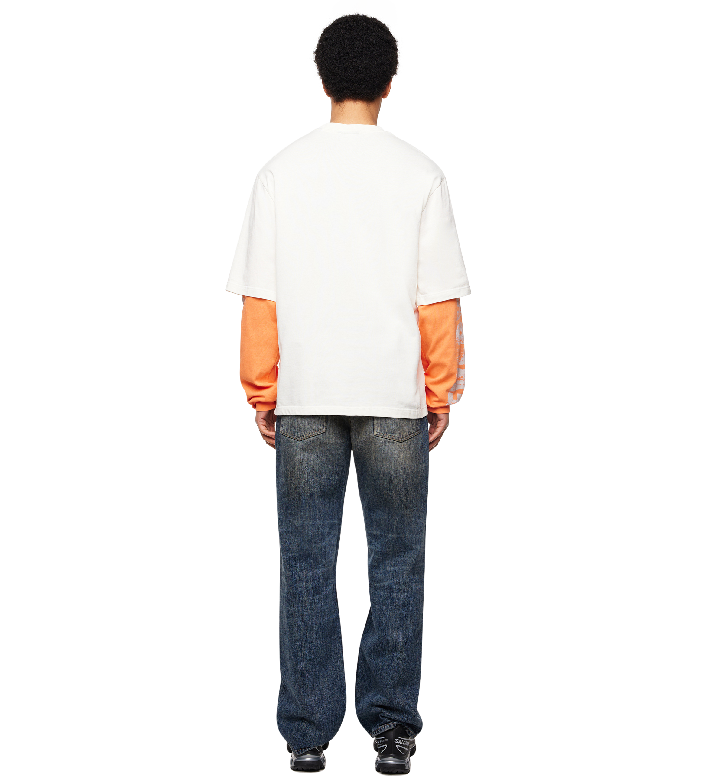 Four Everyone DL Longsleeve Cannoli Crème/Oranje