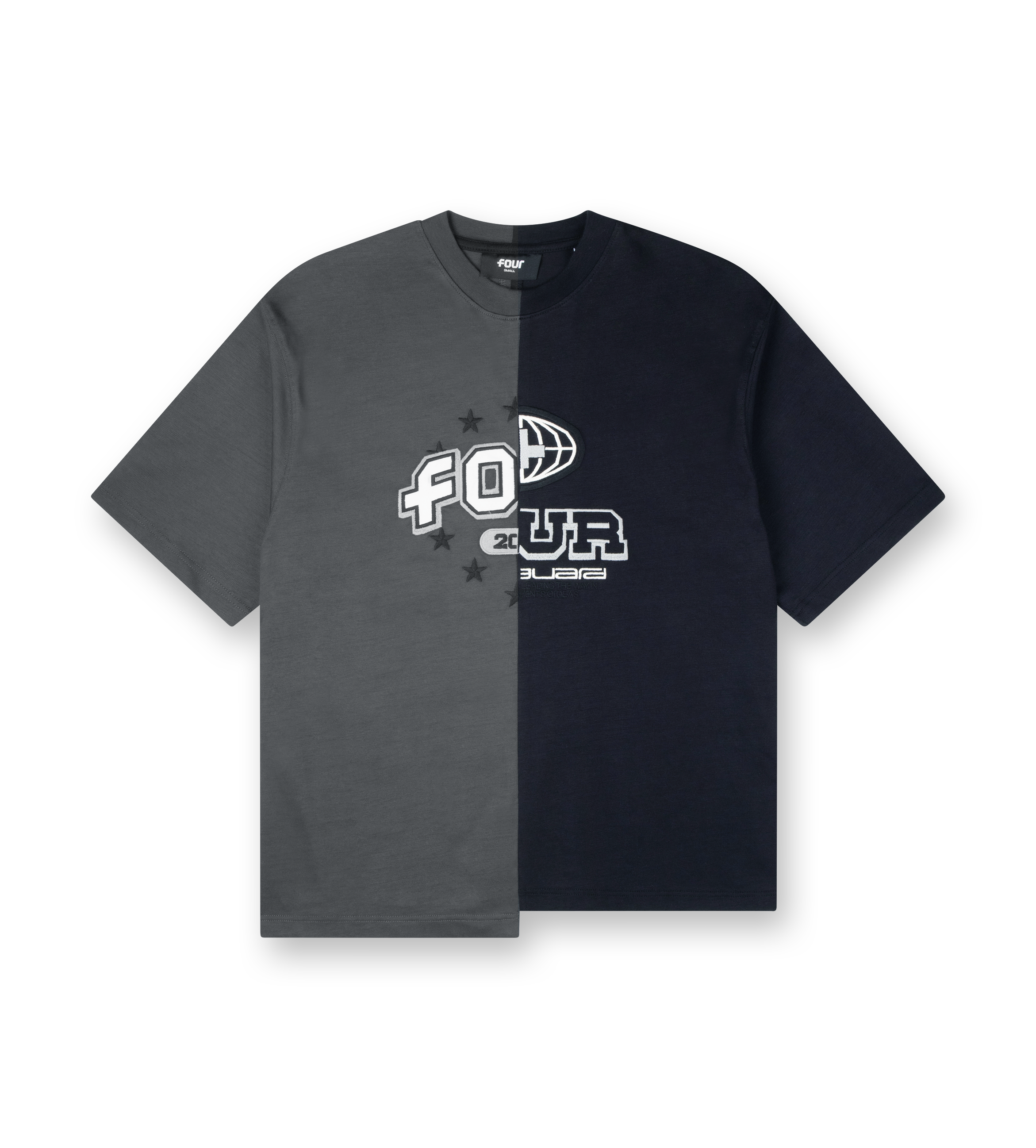 Split T-Shirt Raven/ Black