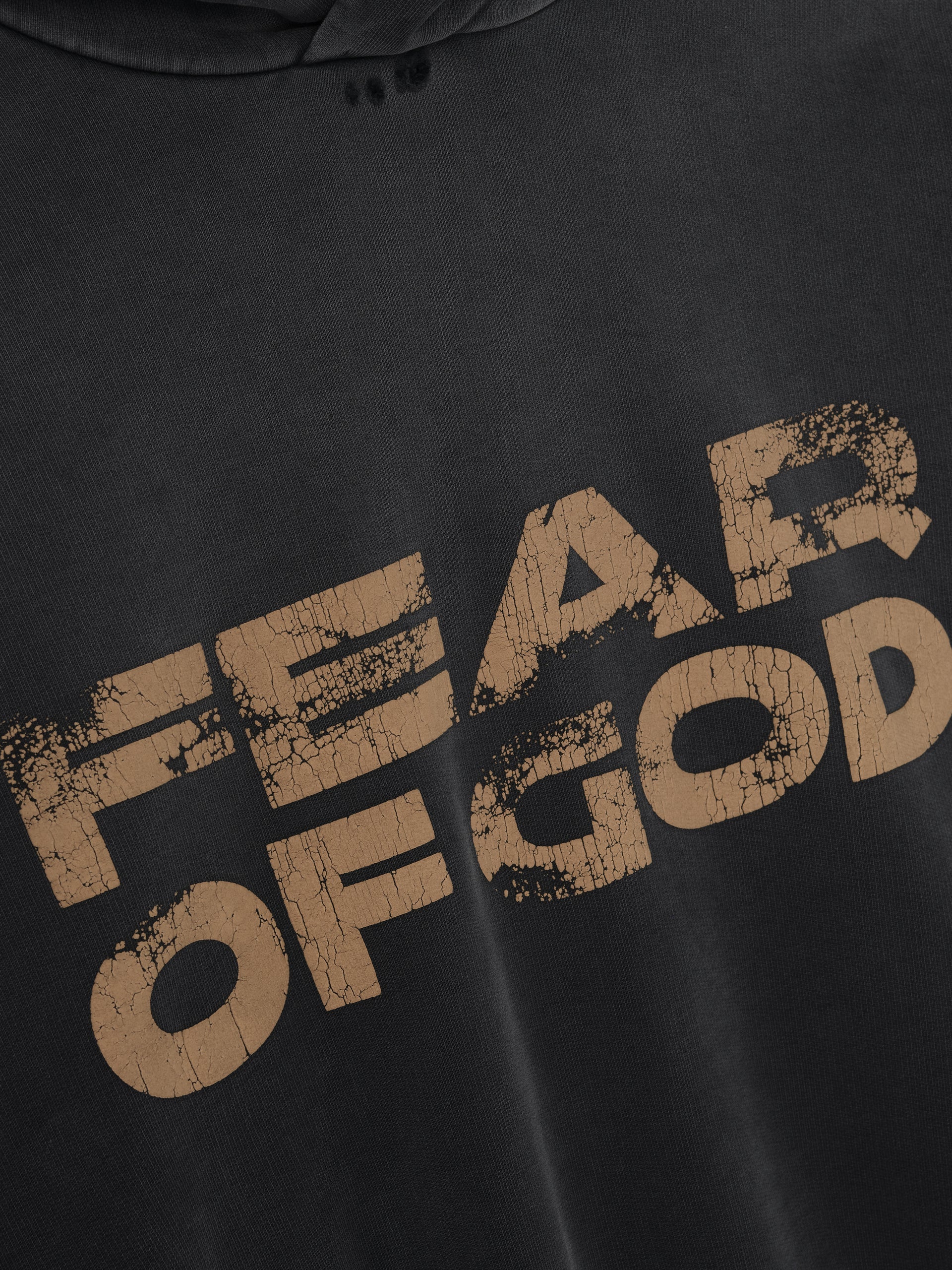 Fear of God Crumble Hoodie in Black