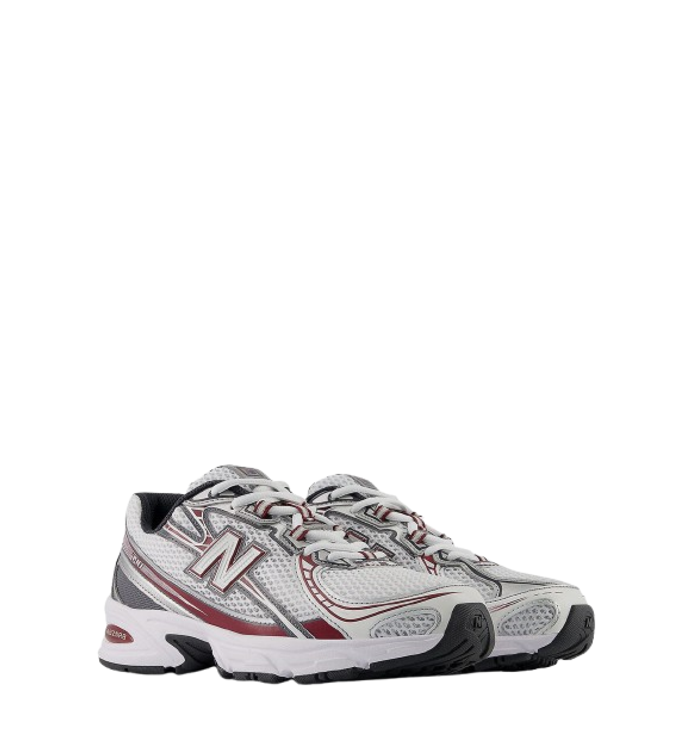 740 Sneakers in Mercury Red/  White