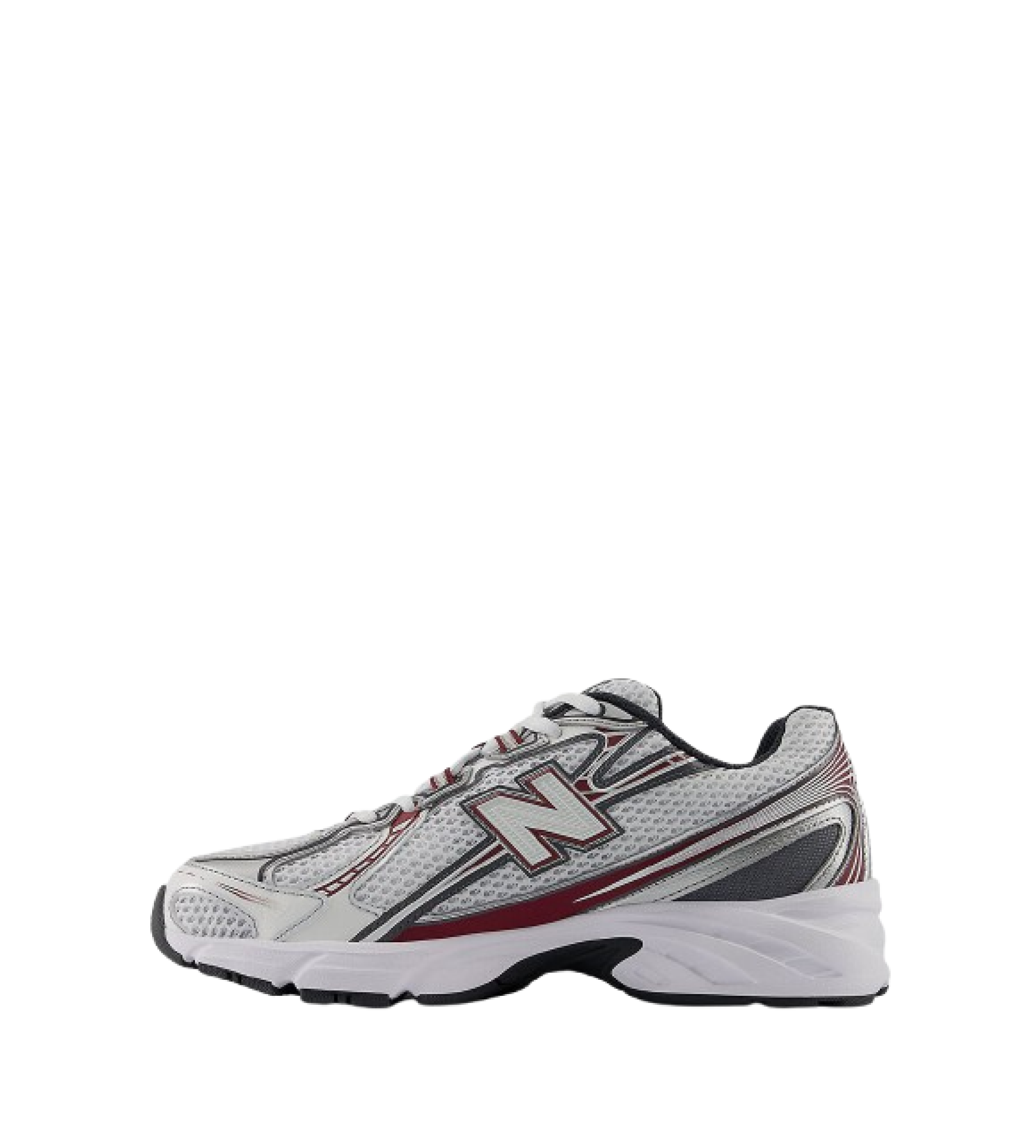 740 Sneakers in Mercury Red/  White
