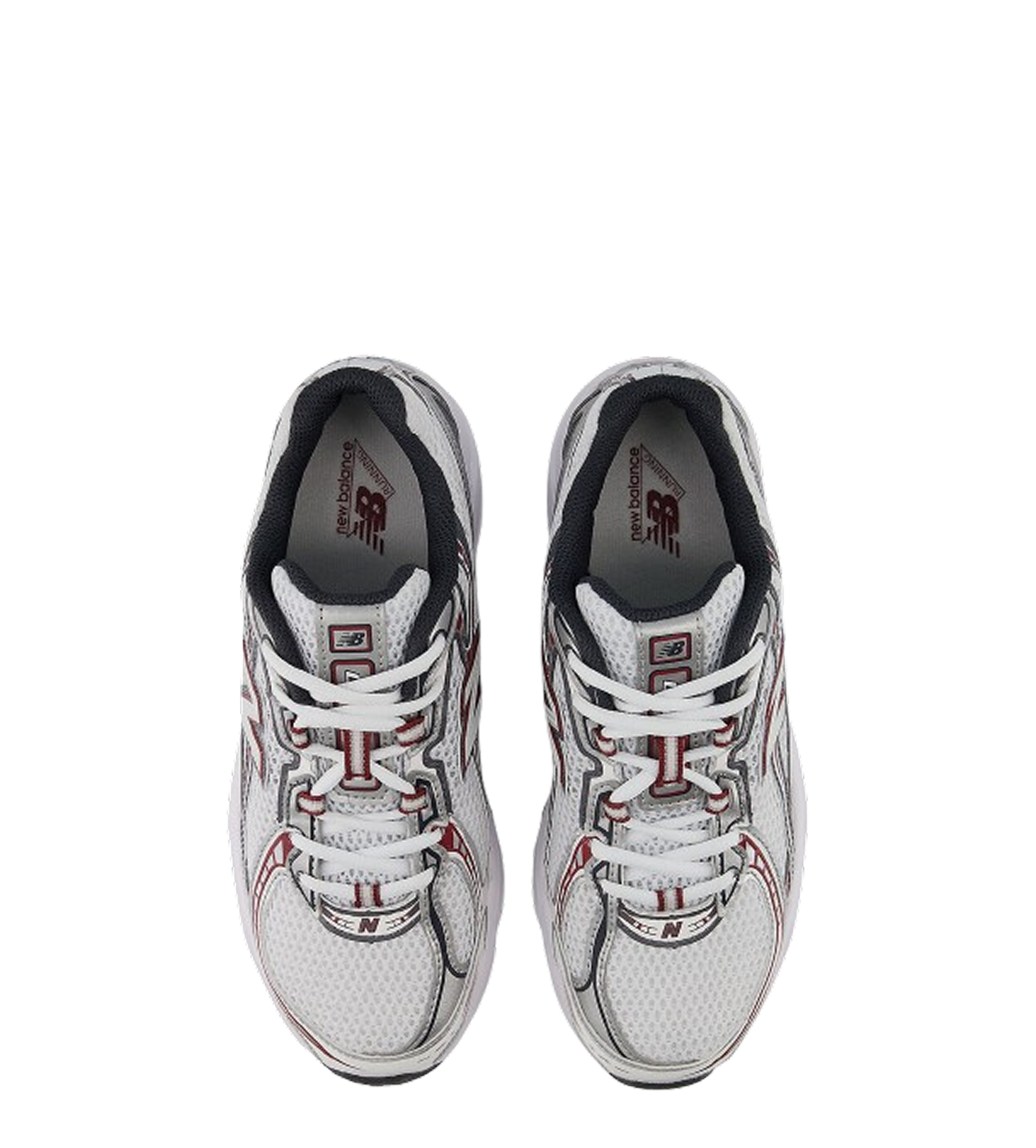 740 Sneakers in Mercury Red/  White