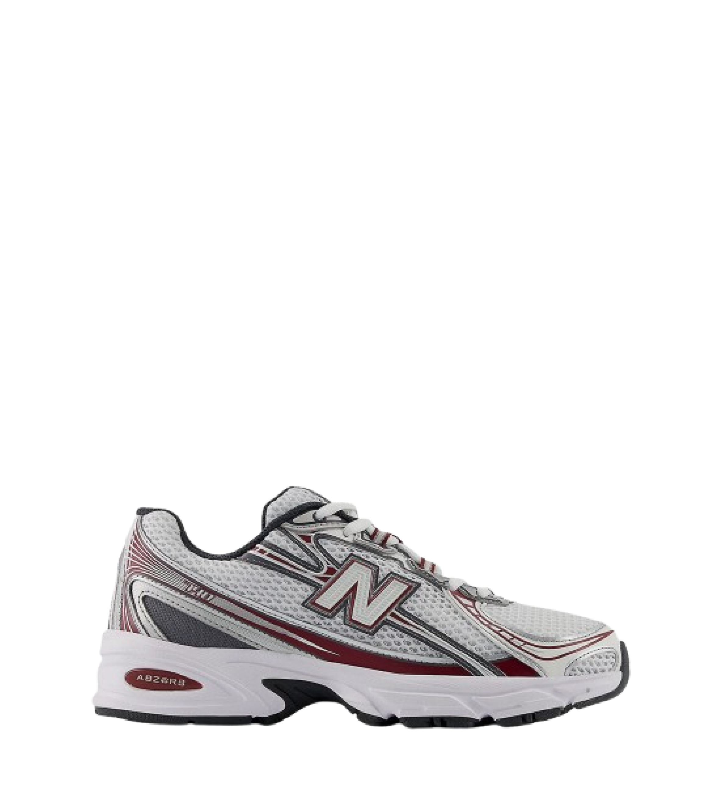740 Sneakers in Mercury Red/  White