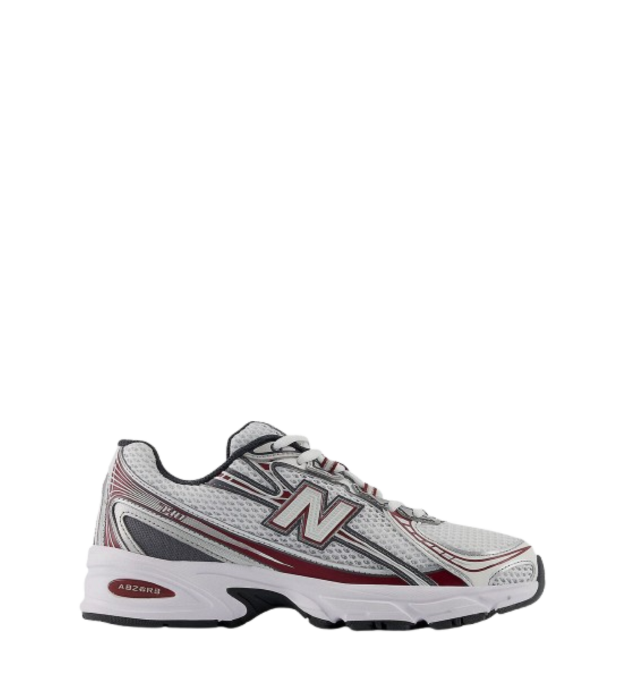 740 Sneakers in Mercury Red/  White
