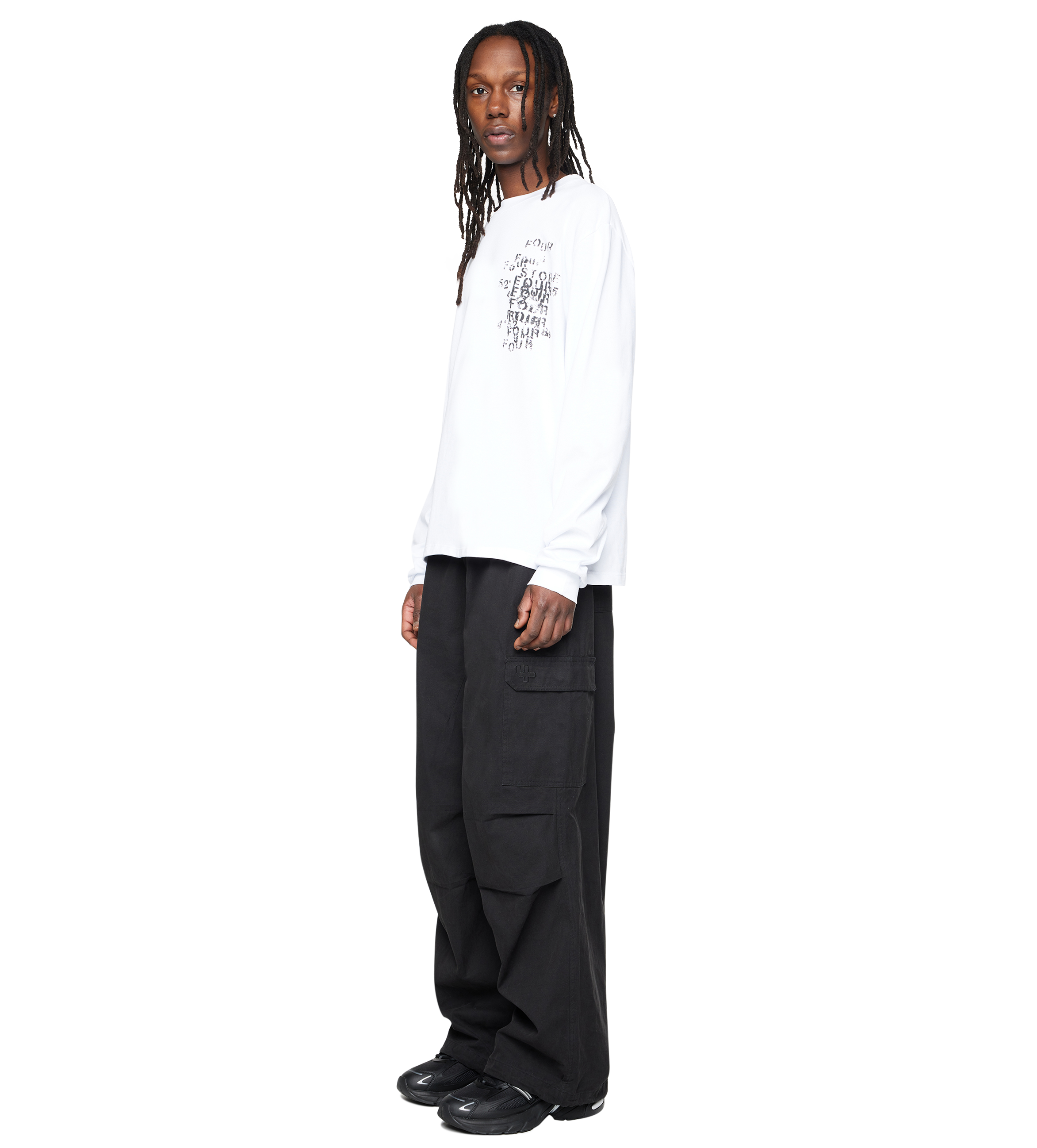 Grunge Longsleeve Wit