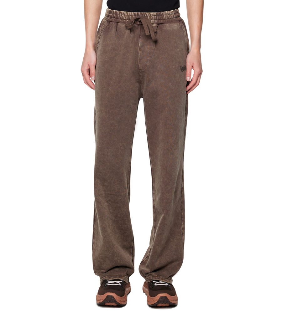 Circles Oversized Sweatpants Washed Brown