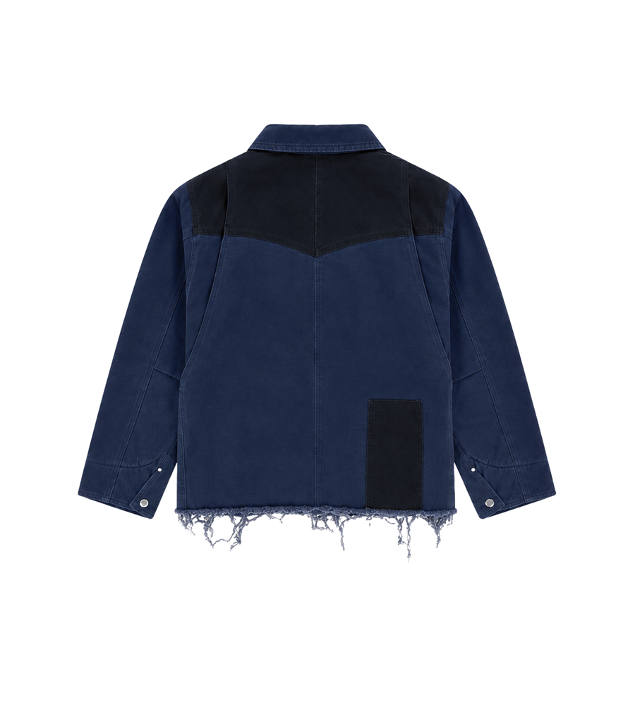 The Ranch Patchwork Jacket Navy