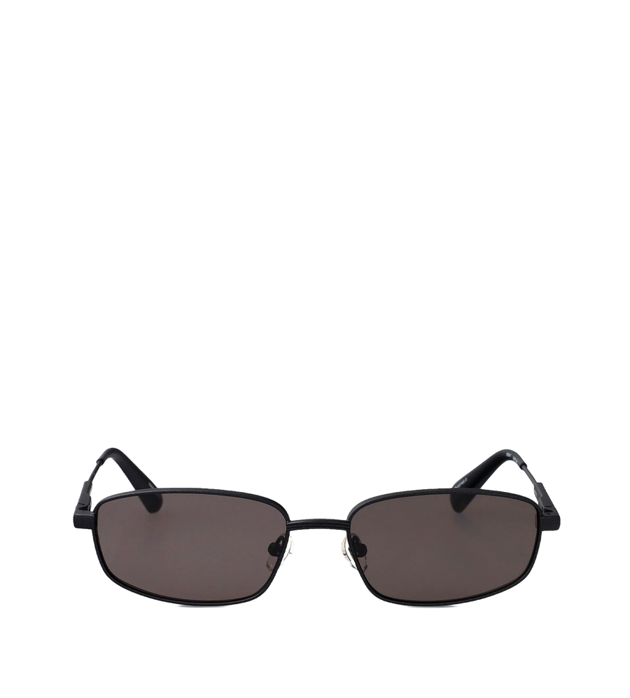 Jacquemus Sera Rechthoekig Montuur Zonnebril in Zwart