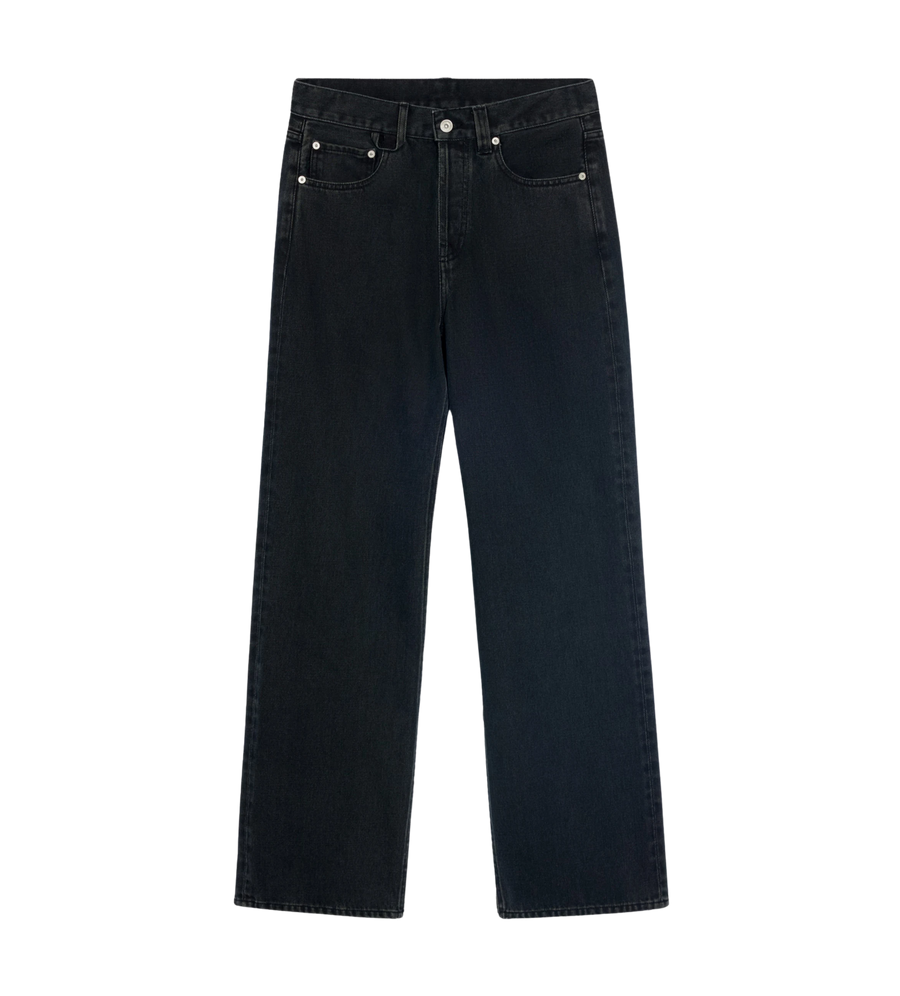 The Straight De-Nîmes Denim Pants Black