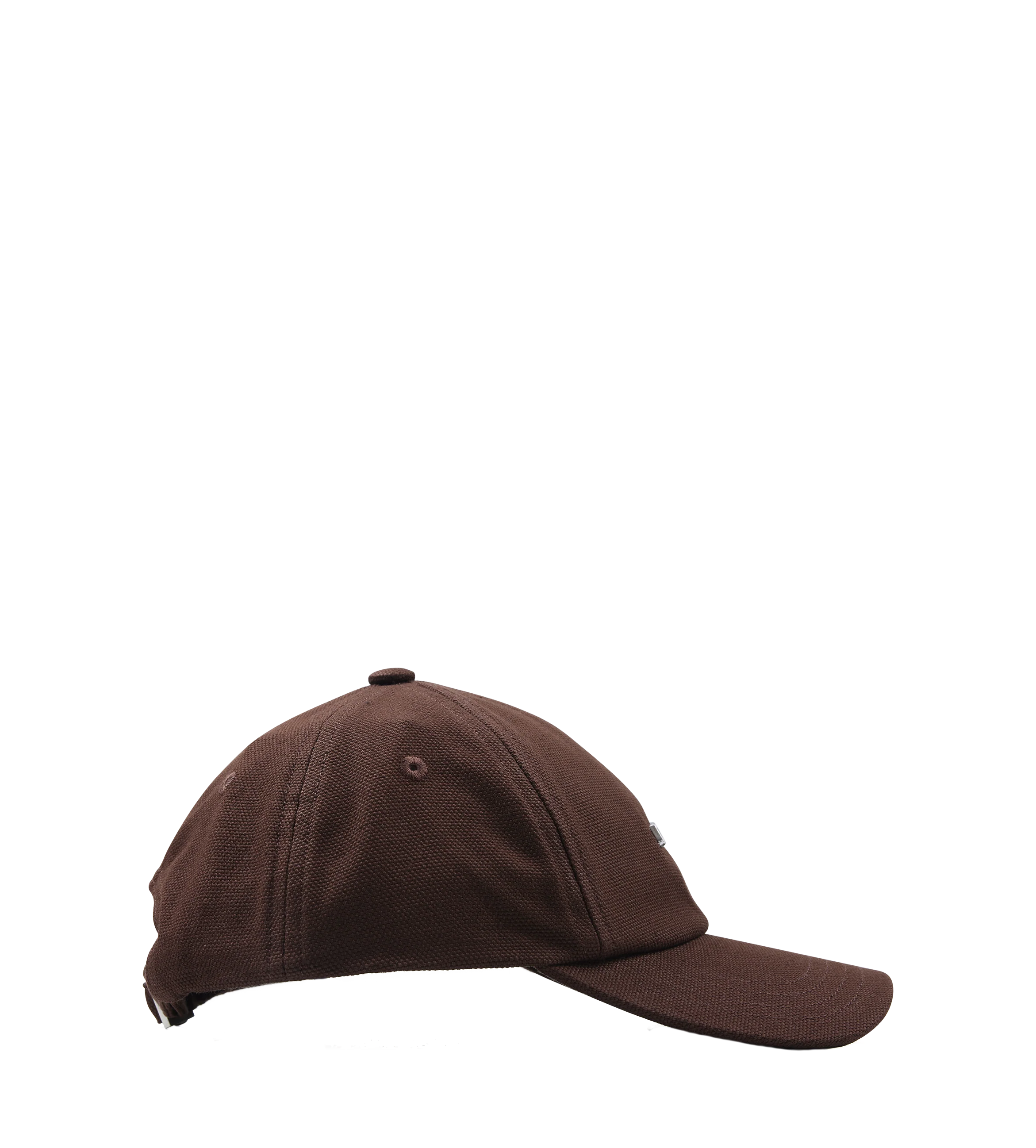 Brown baseball cap on a white background