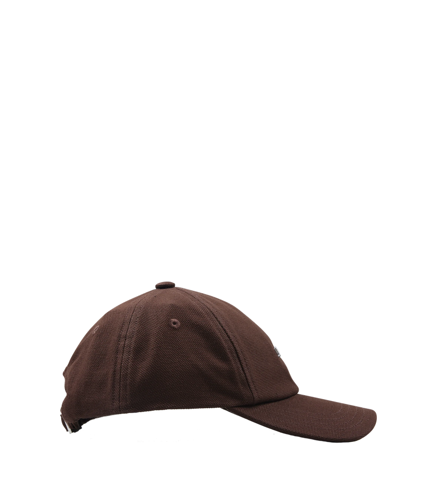 Brown baseball cap on a white background