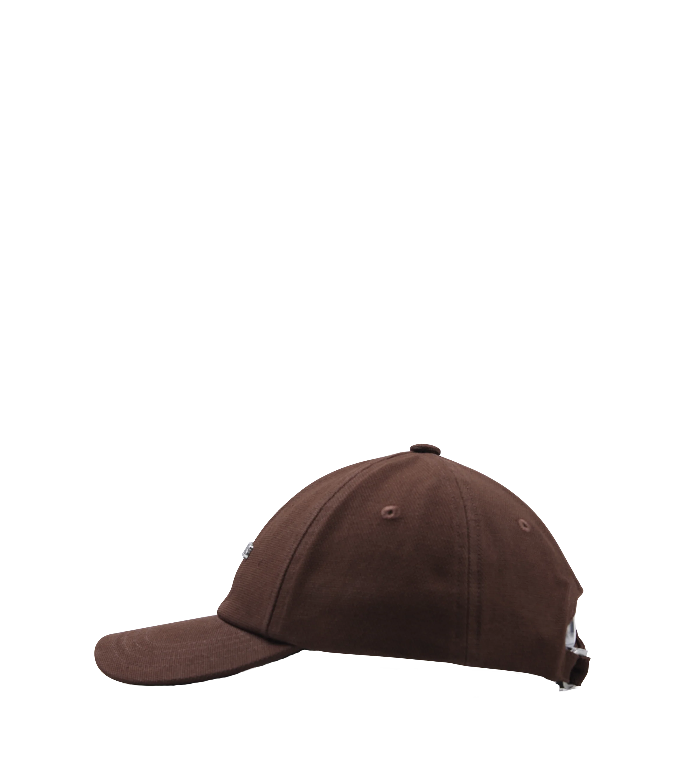 Brown baseball cap on a white background