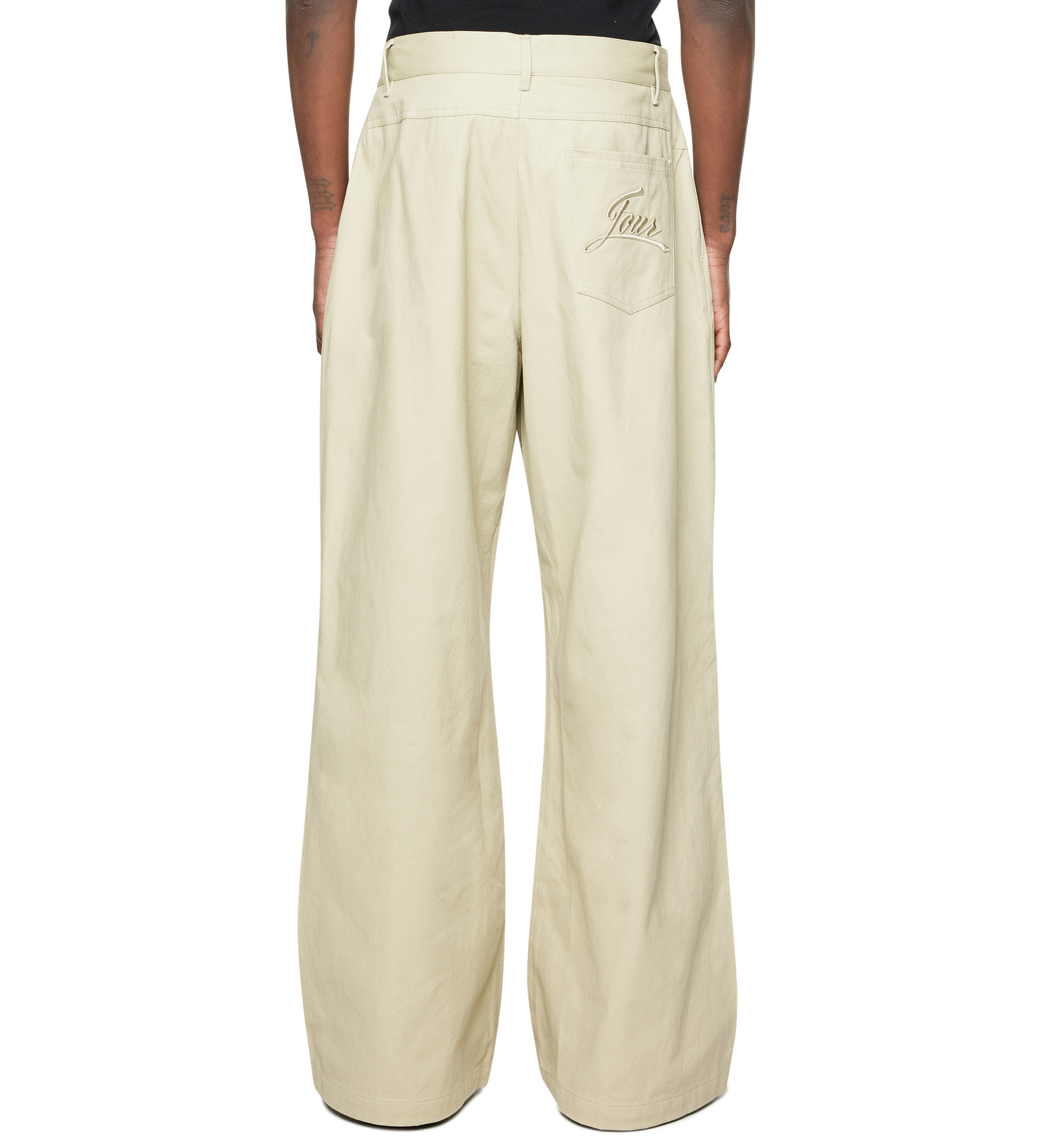 Script Trousers Oatmeal