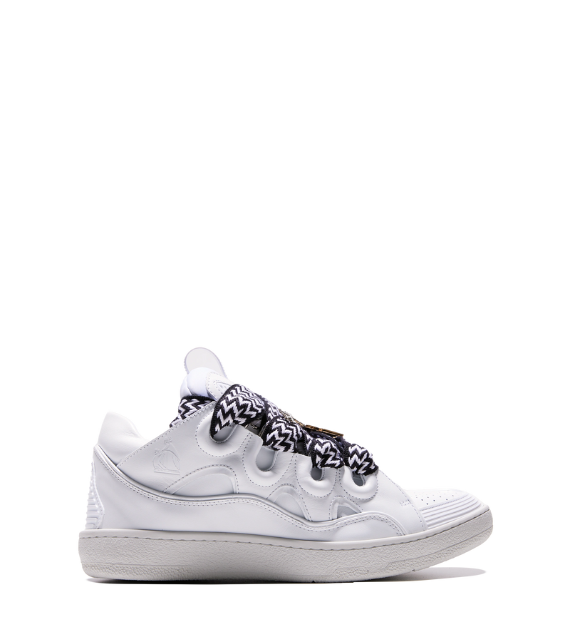 Lanvin X Future Curb 3.0 Leather Sneaker White - 38