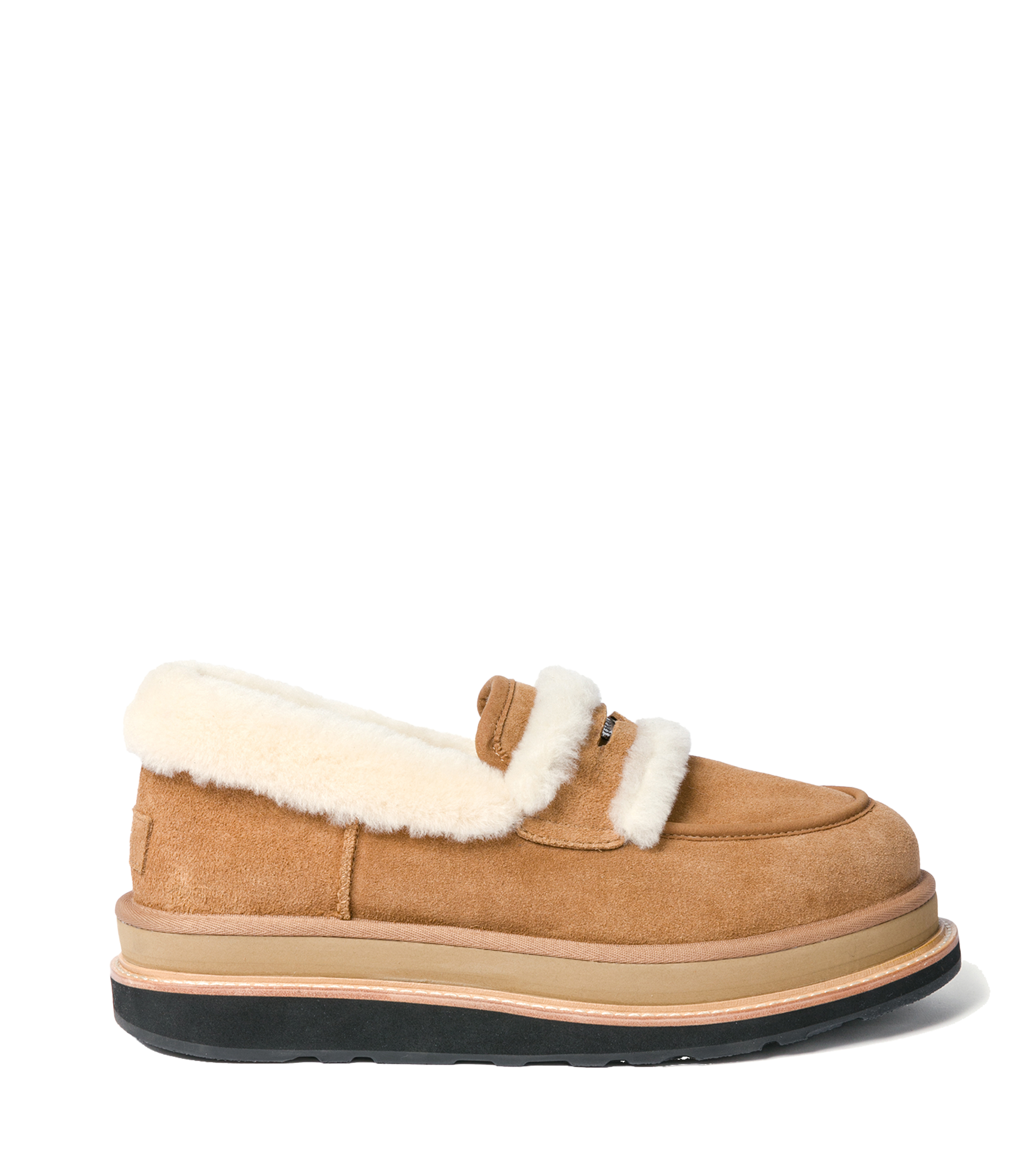 UGG x Sacai Loafer in Chestnut