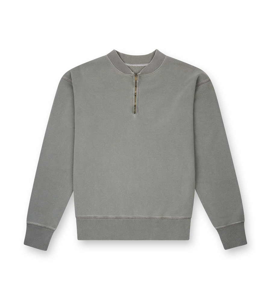 Maison Margiela Zip-Up Sweatshirt in Grey