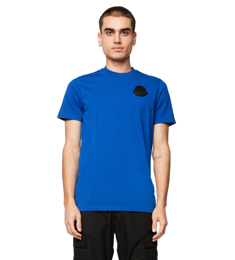 Logo Patch T-shirt Blue - L