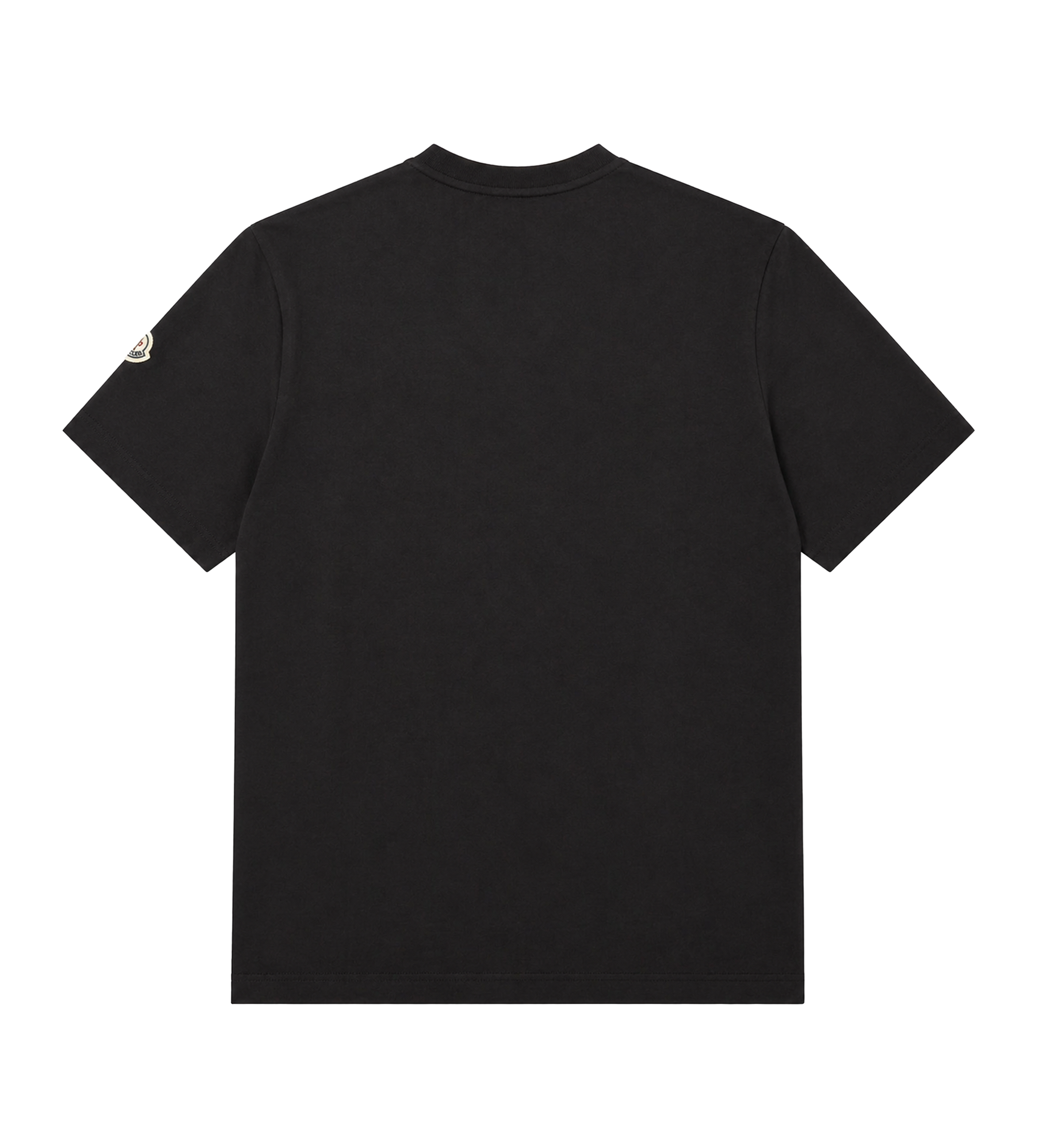 Moncler Logo Print T-Shirt in Black