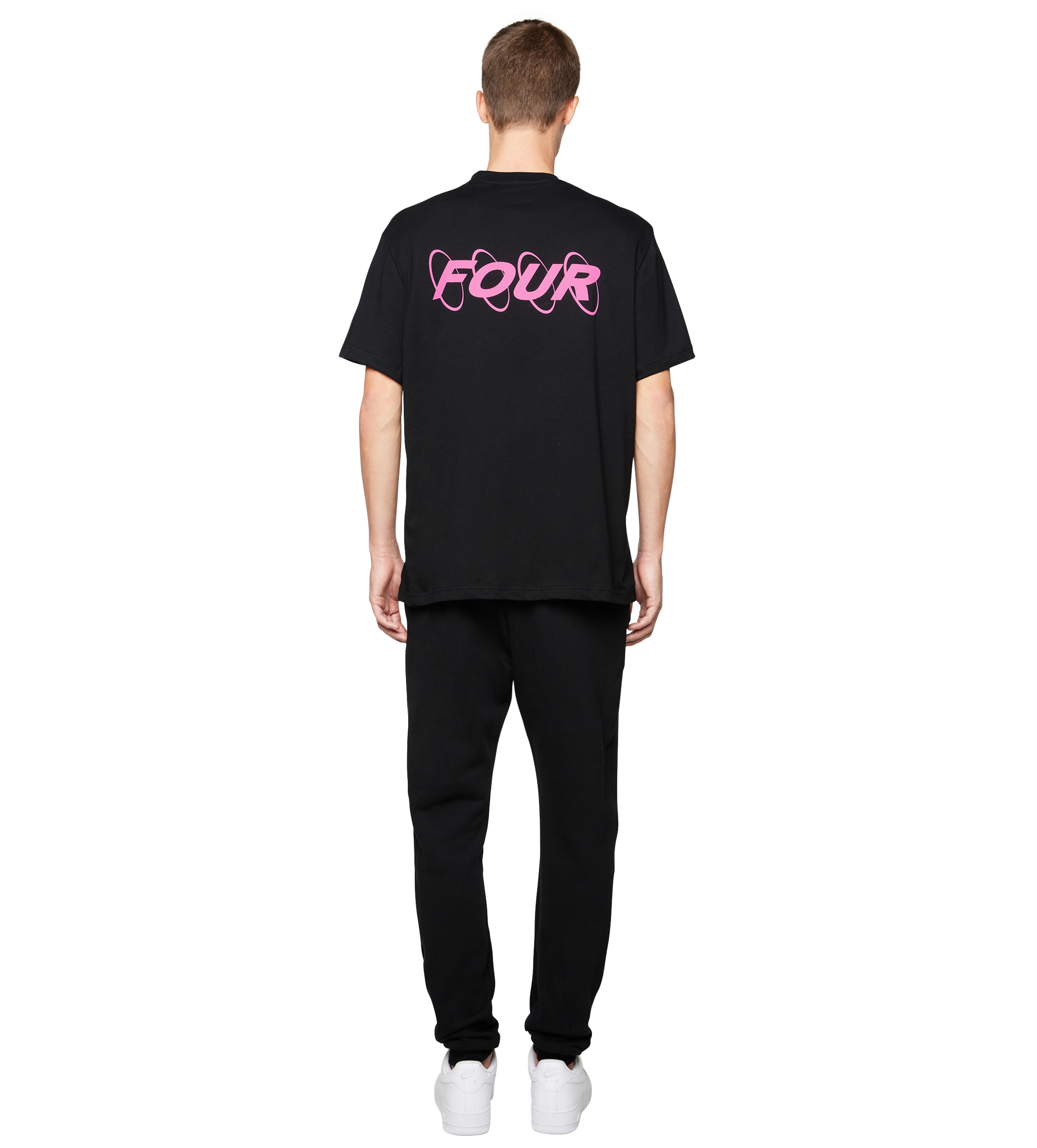 Circles Logo Sweatpants Black/ Pink