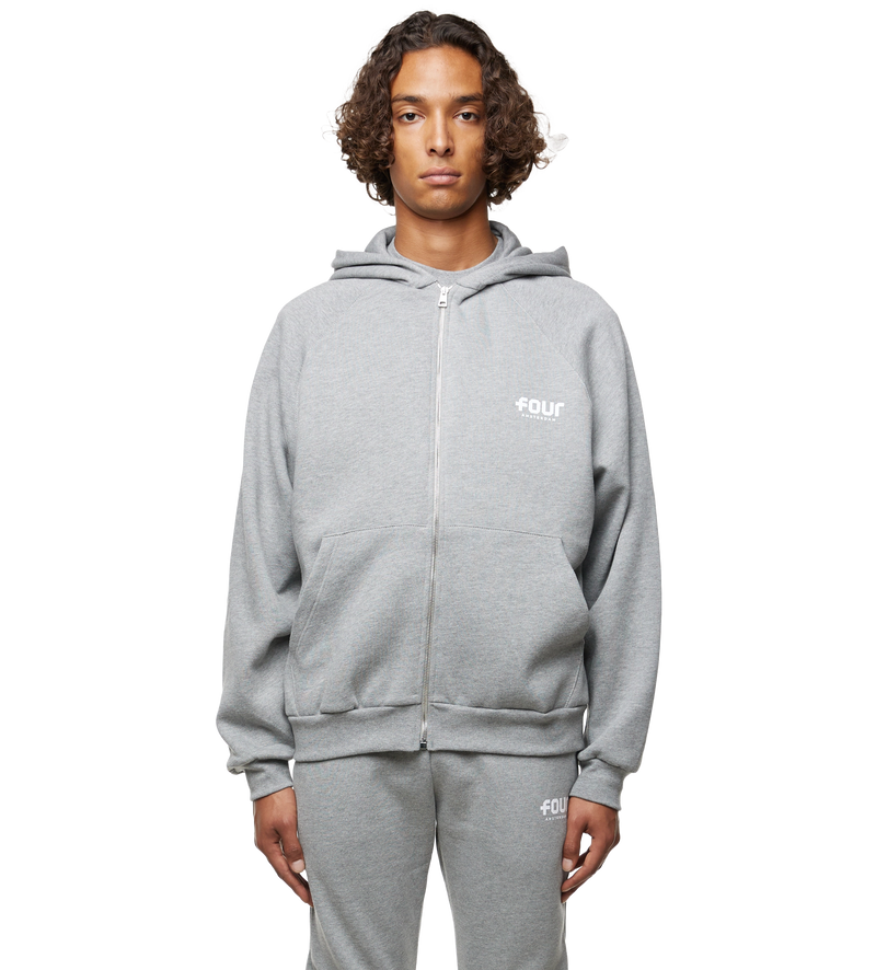 Logo Zip Up Vest Grey - S