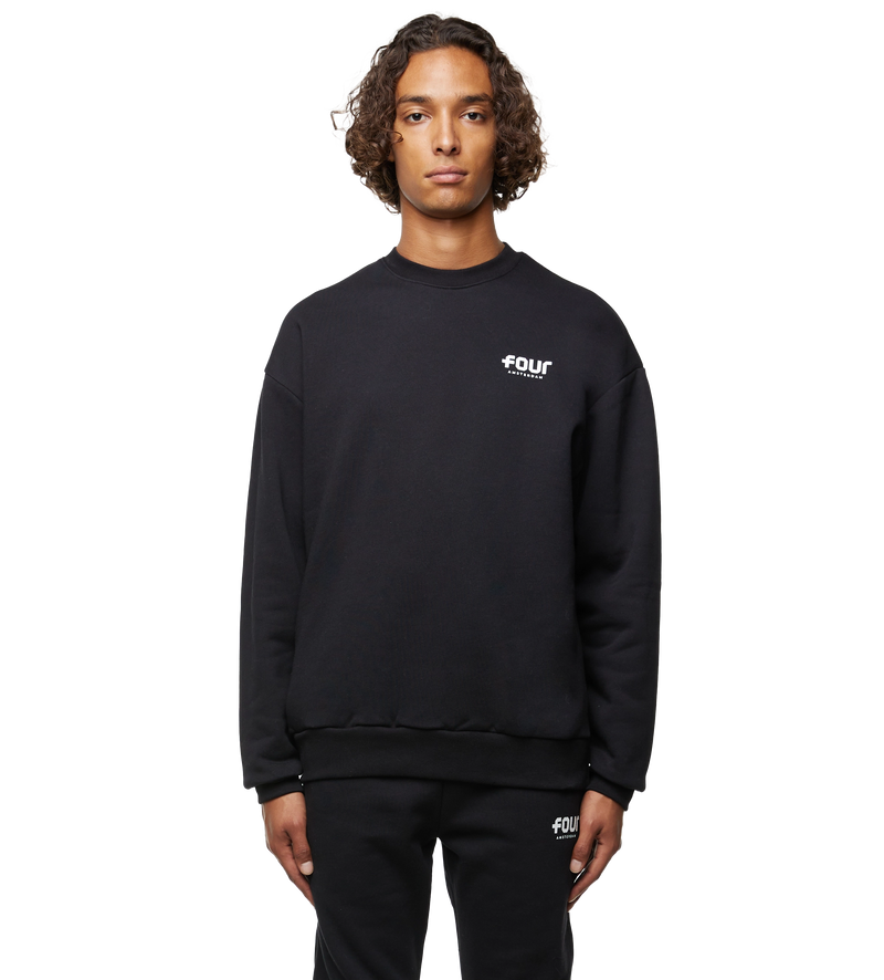 Logo Crewneck Black - XL