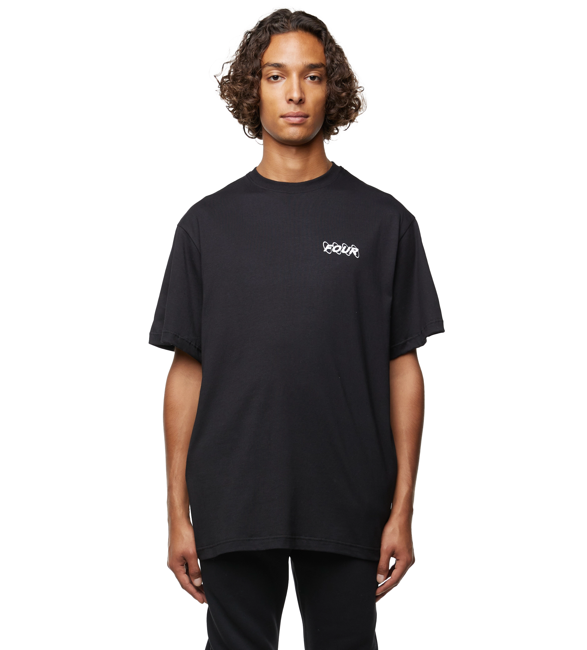 Circles Logo T-shirt Black