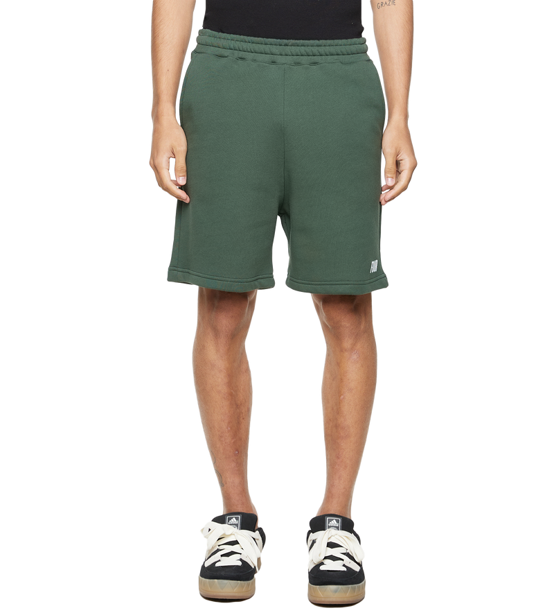 Slim Fit Logo Shorts Deep Forest - XXL