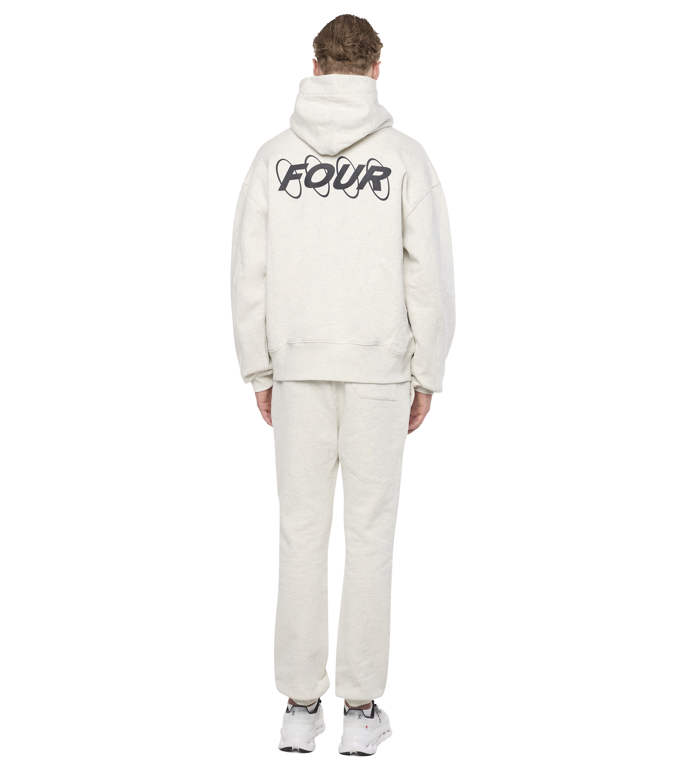 Circles Hoodie Sand Melange