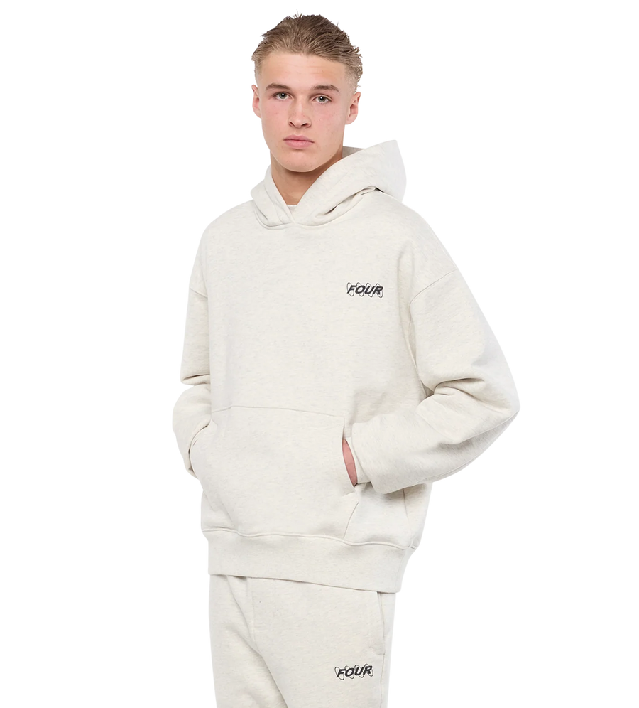 Circles Hoodie Sand Melange