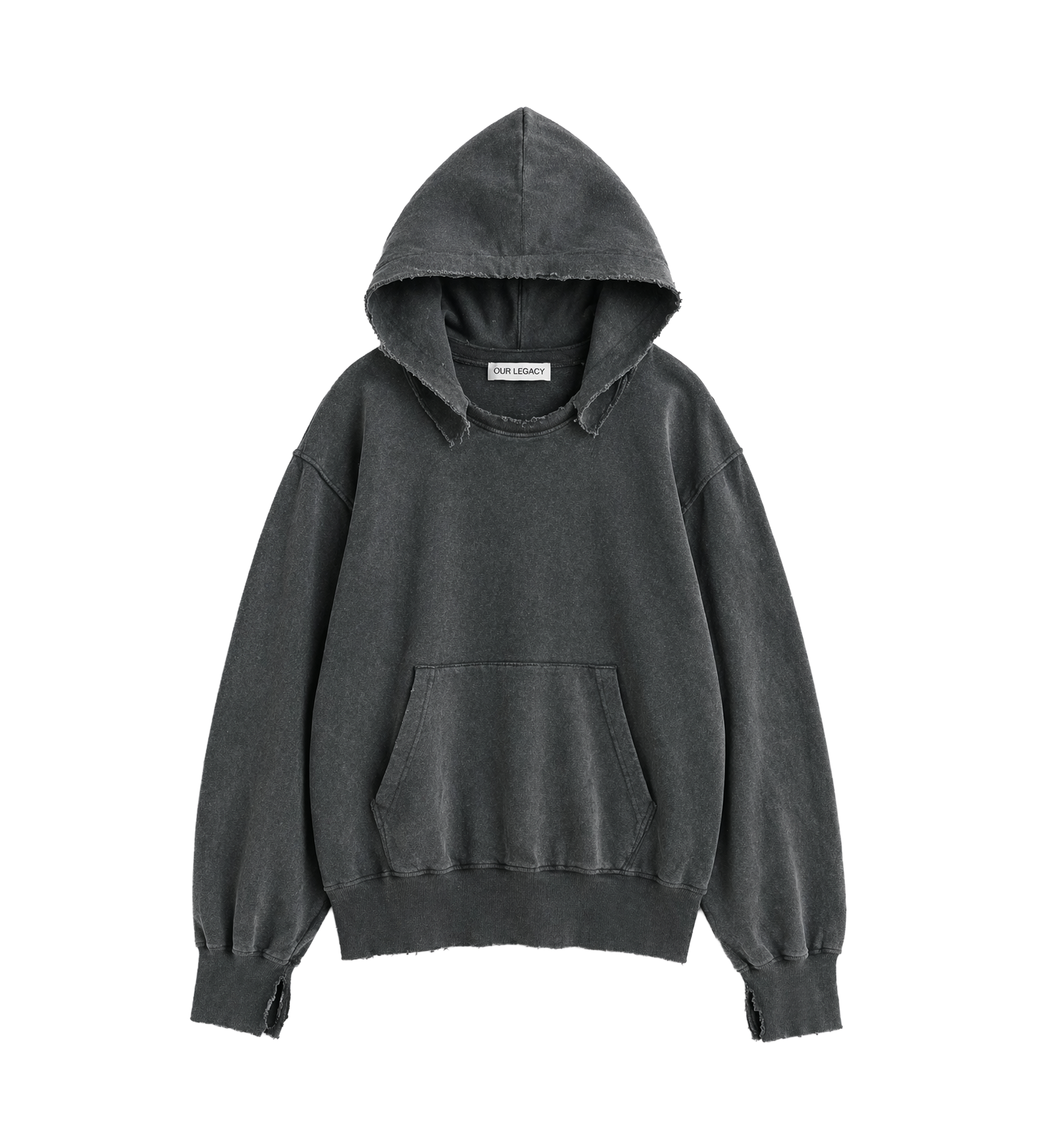 Our Legacy Relic Hoodie Rogue Loopback - Washed Black – FOUR Amsterdam