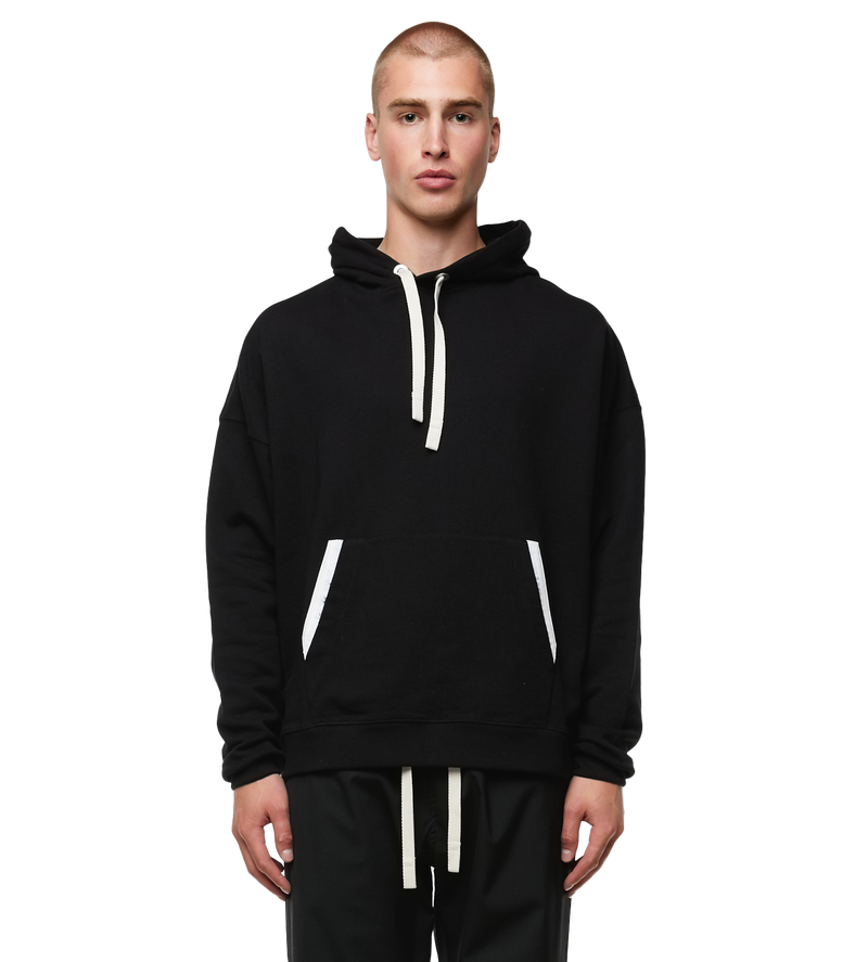 Sartorial Tape Pocket Hoodie Black - L