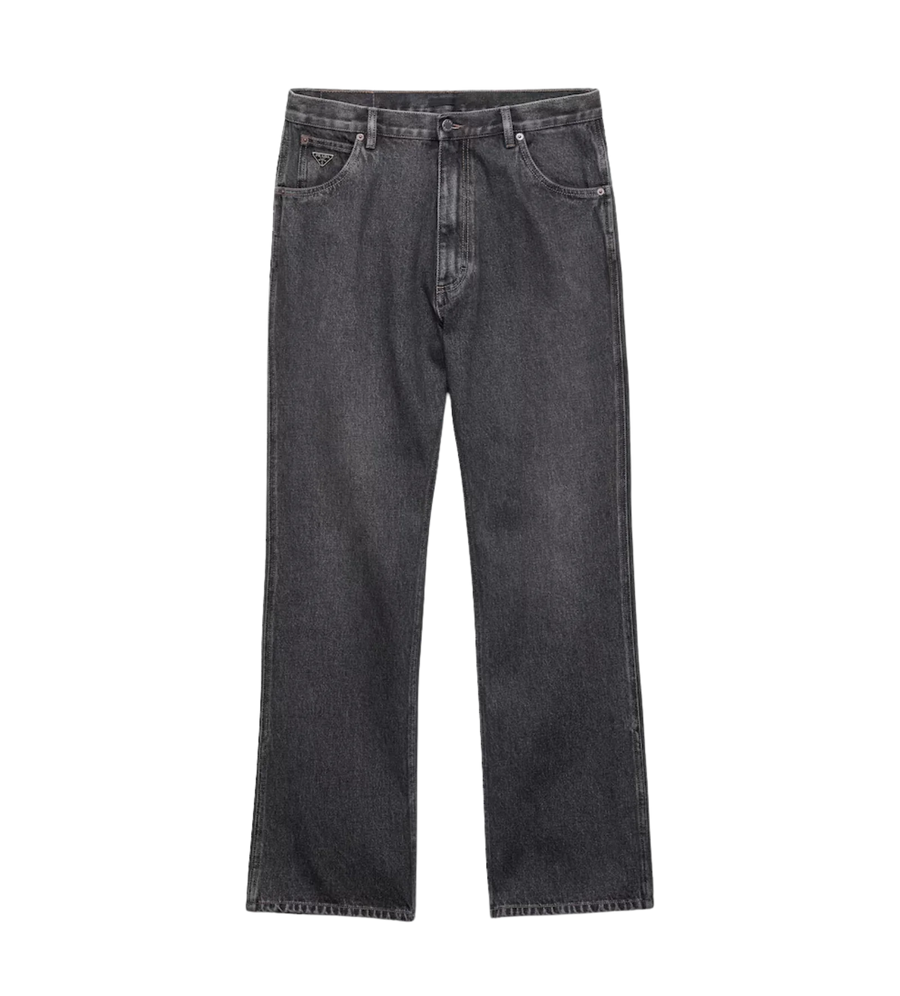Five-Pocket Denim Jeans Black