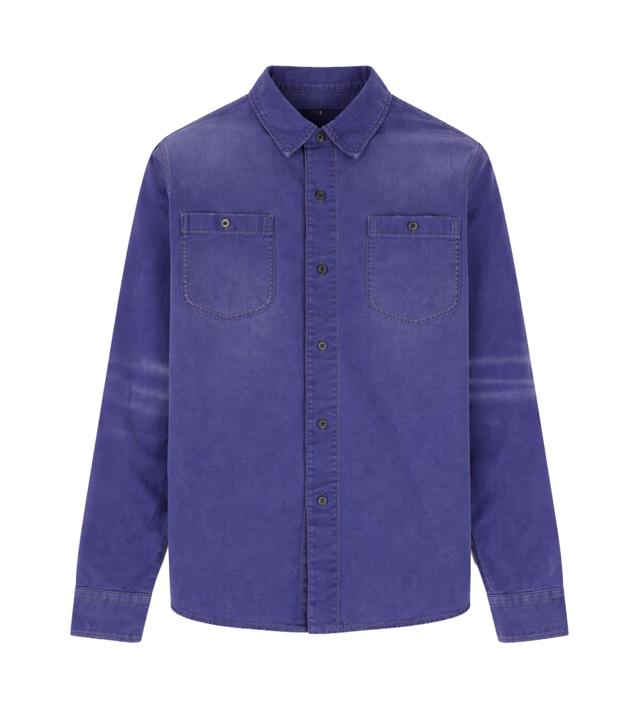 Prada Denim Twill Shirt in Indigo
