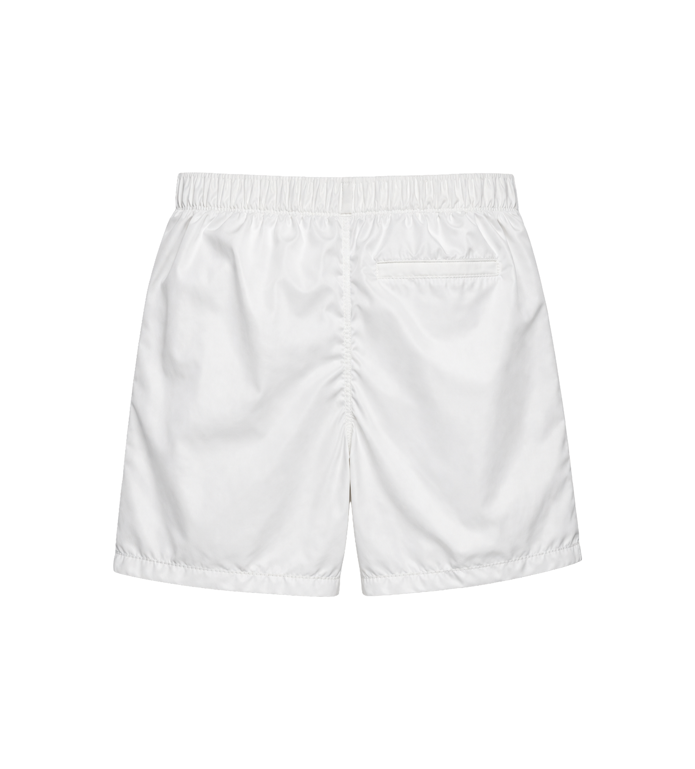 Prada Re-Nylon Swim Shorts in White
