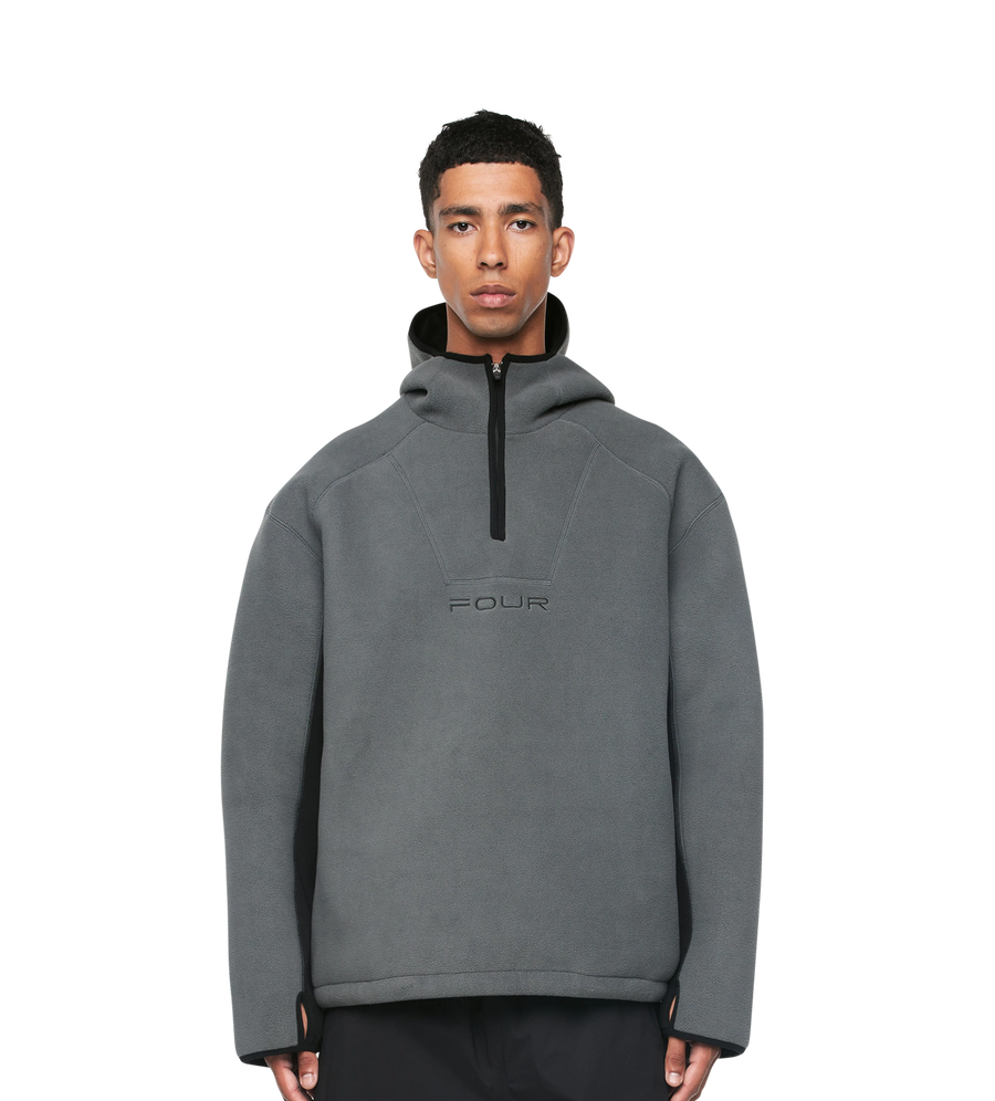 Sportswear Fleece Anorak Stone Grey
