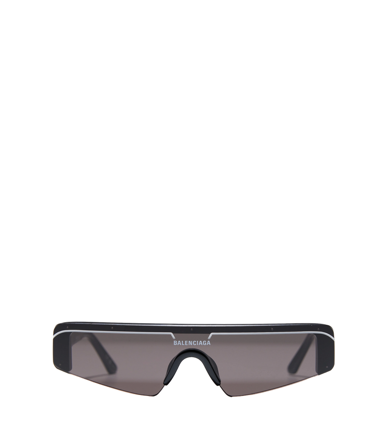 Ski Rectangle Sunglasses Black - O/S