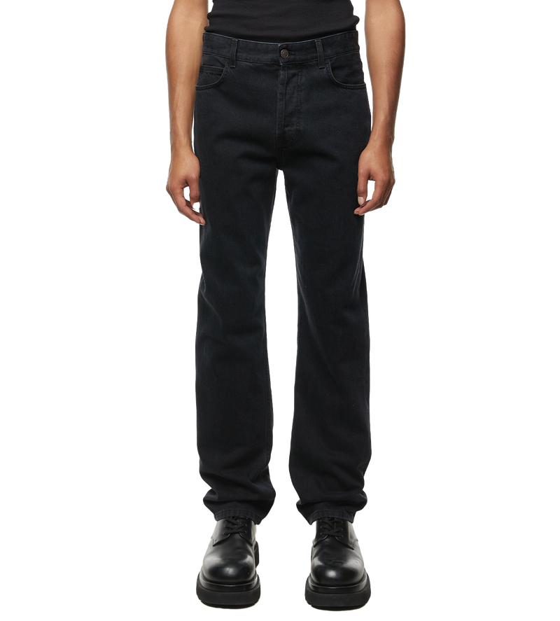 Carlisle Straight-leg Jeans Black - 36