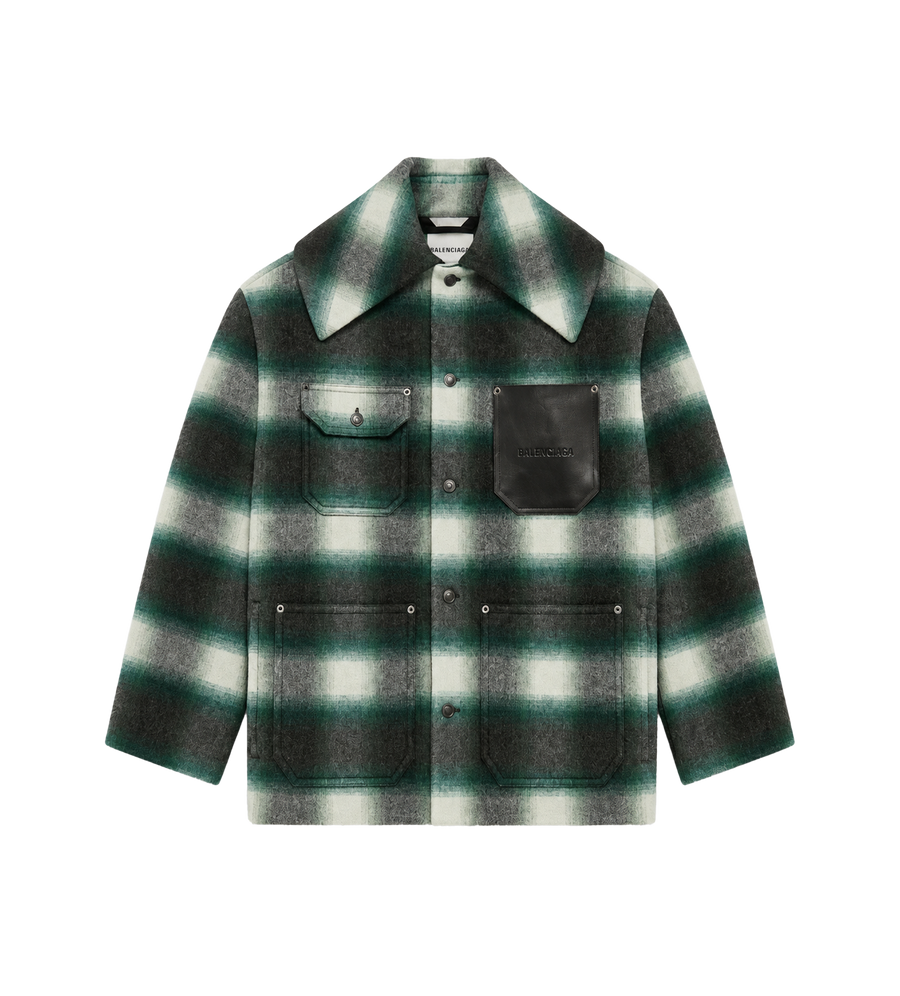 Workwear Cocoon Outerwear Dark Green // Black
