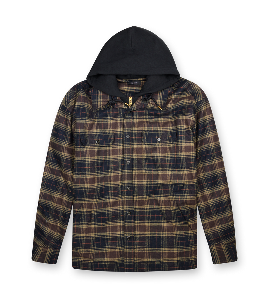 Willy Chavarria Ganadero Overshirt in Olive