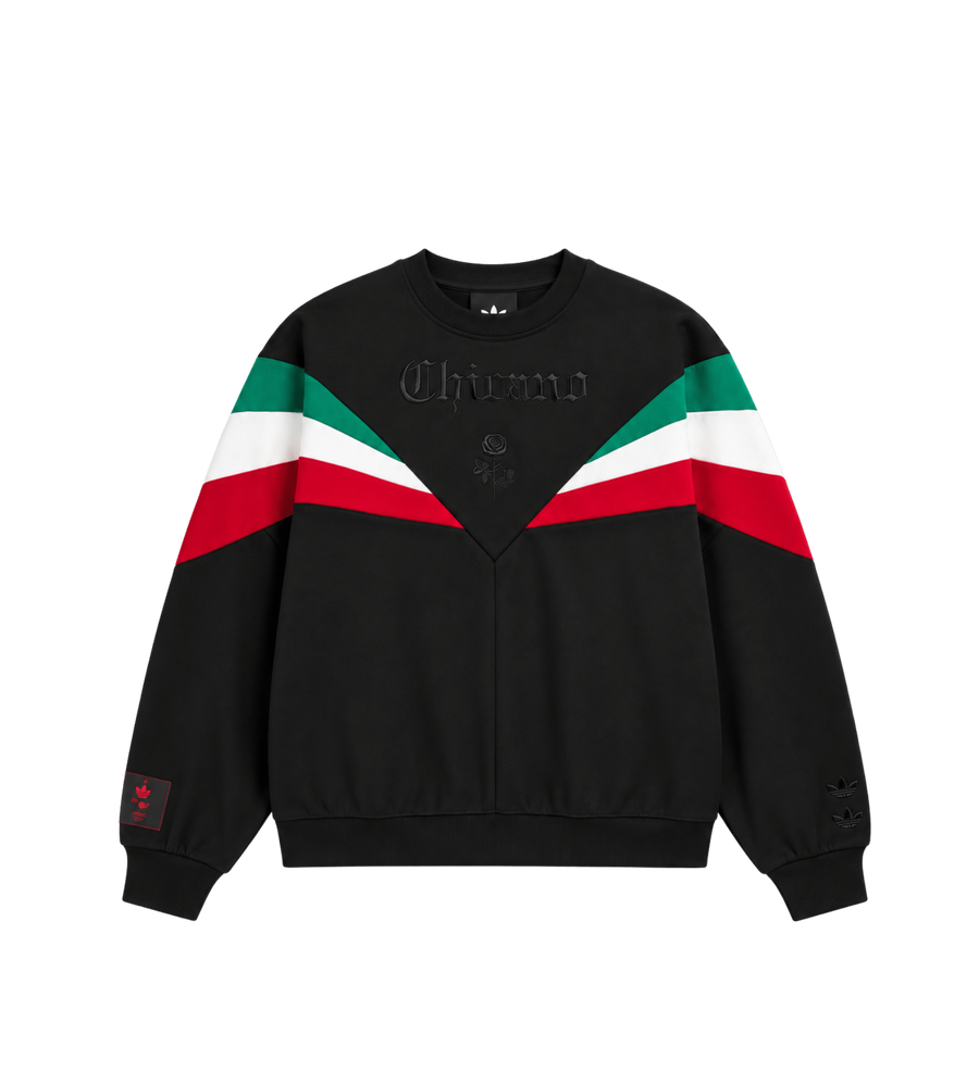 Chicano Fleece Crewneck Black