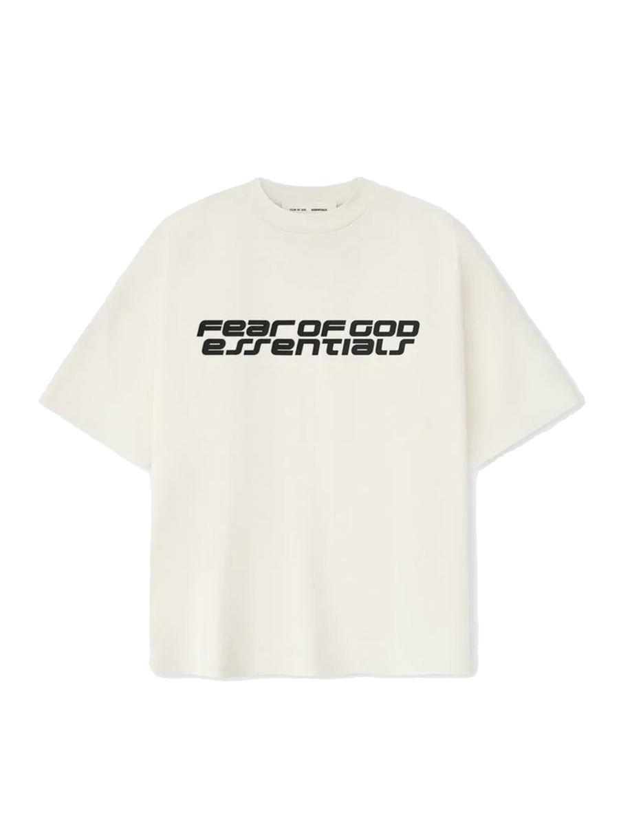 Fear of God Essentials Ponte 90s Tee in Ivory