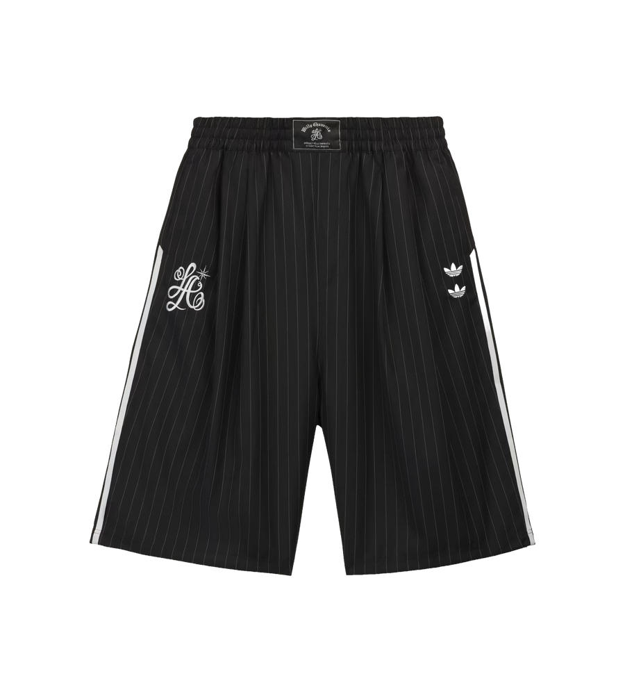 Adidas x Willy Chavarria Pinstripe Short in Black/White