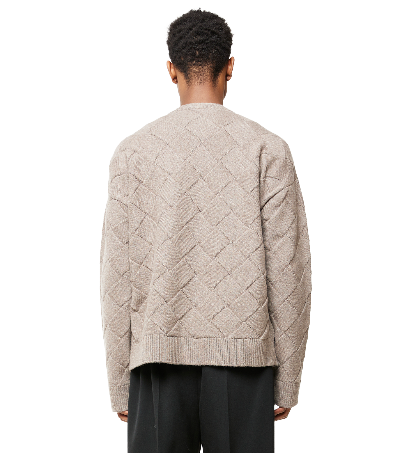 3D Intreccio Wool Sweater Riverbed