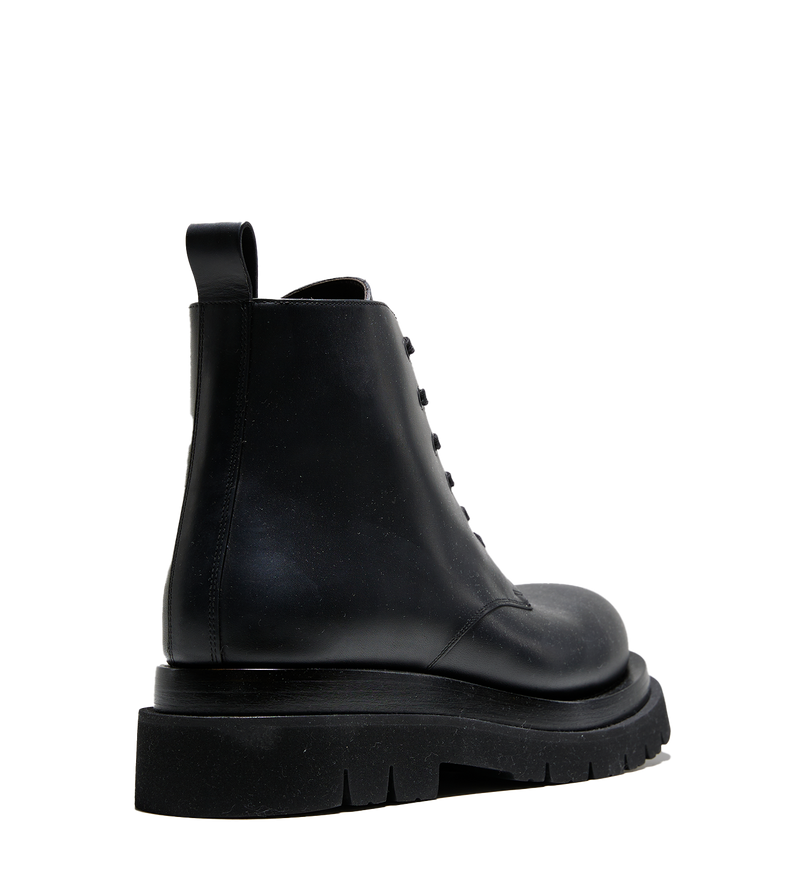 Lug Lace-up Ankle Boot Black - 45