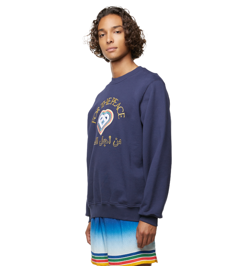 For The Peace Crewneck Navy - XL