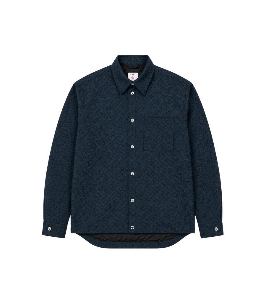 Quilted Shirt Dark Teal